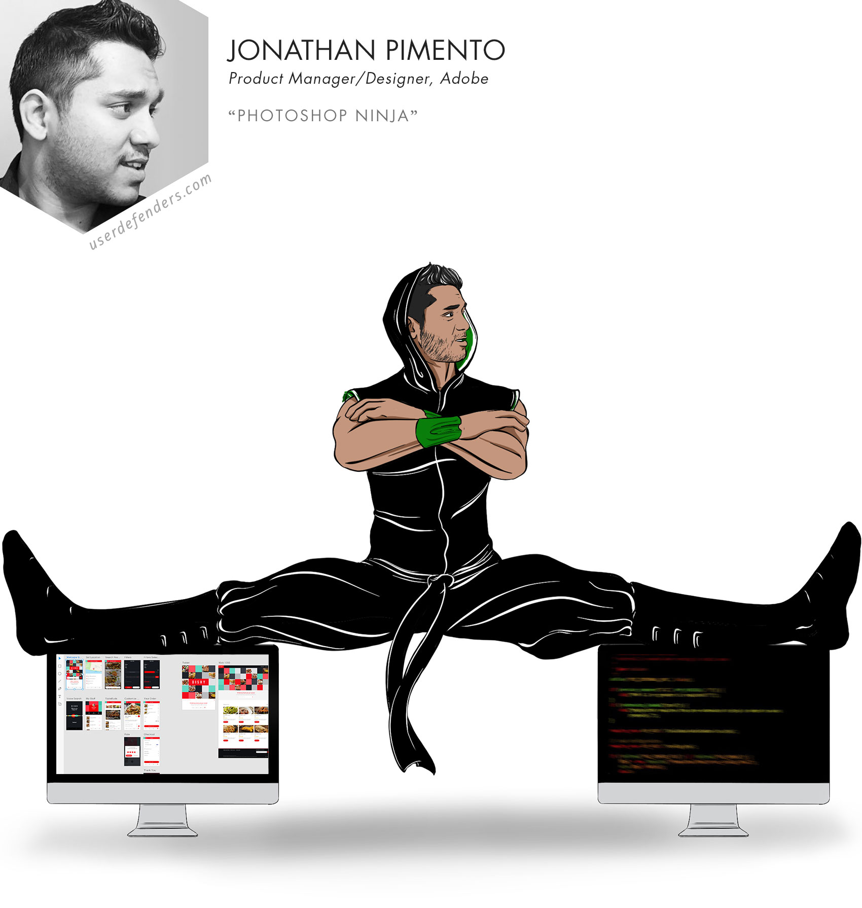 User Defenders "Photoshop Ninja" Jonathan Pimento