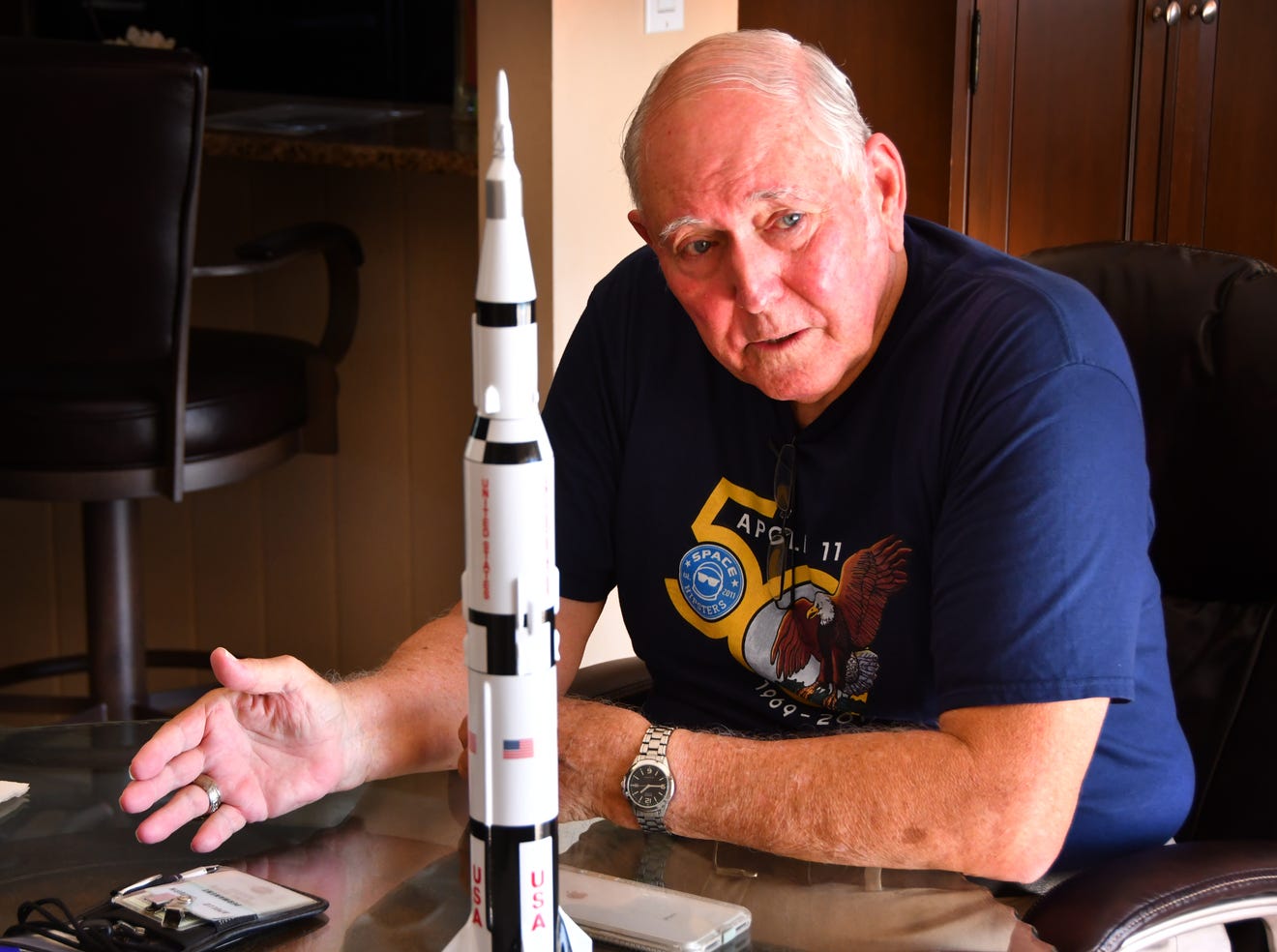 Boeing engineer Jim Ogle on effect of Apollo 11: 'We leap-frogged ahead of the Russians'