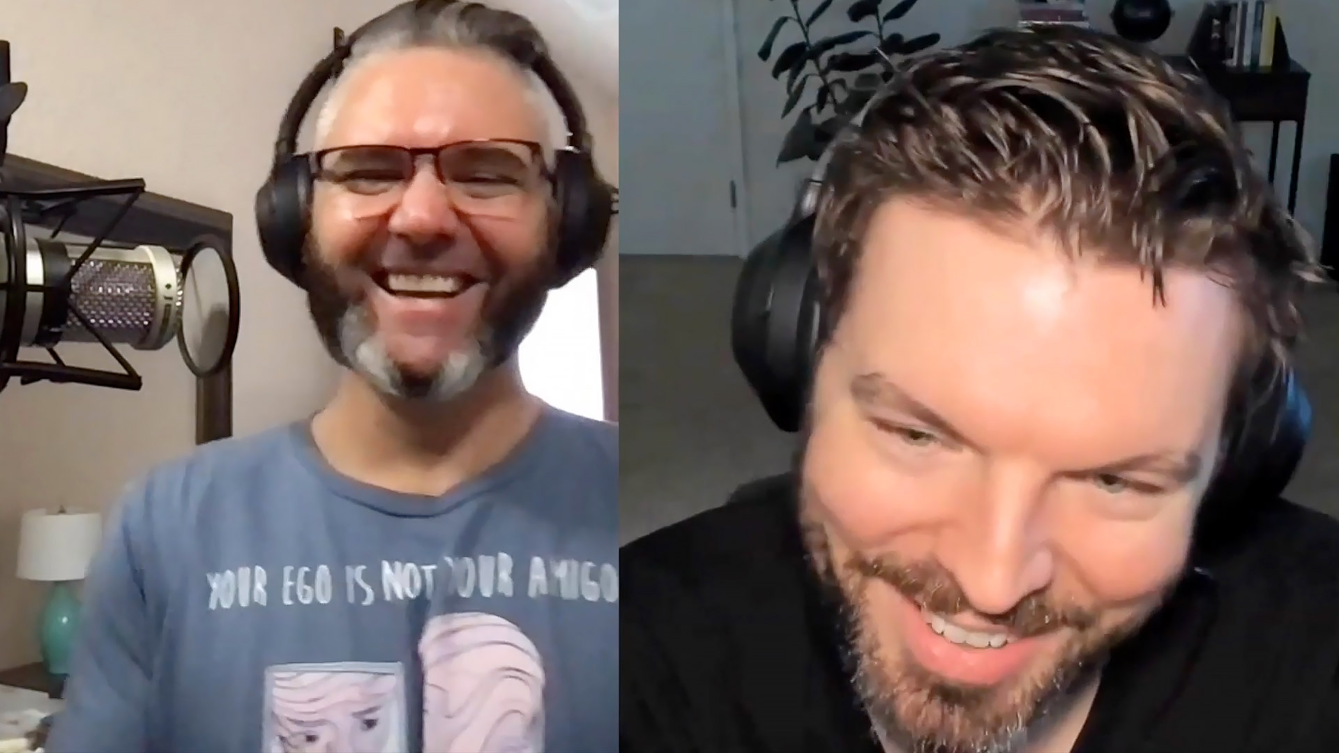 Josh Mauldin + Jason Ogle video chatting for User Defenders: Podcast